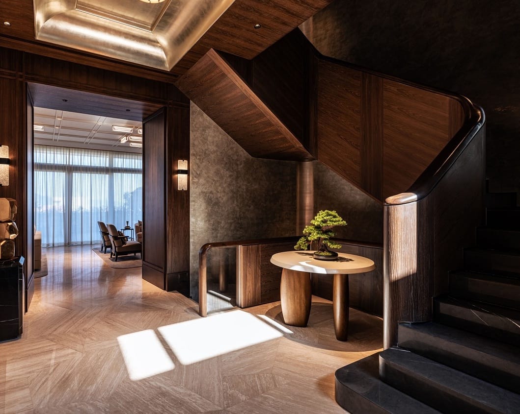 Villa Lucca 林海山城室内楼梯空间