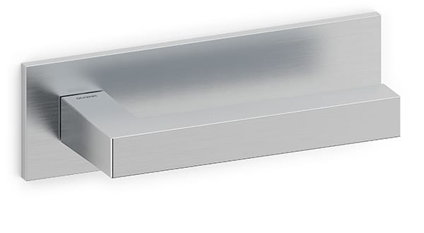 Satin chrome horizontal plate