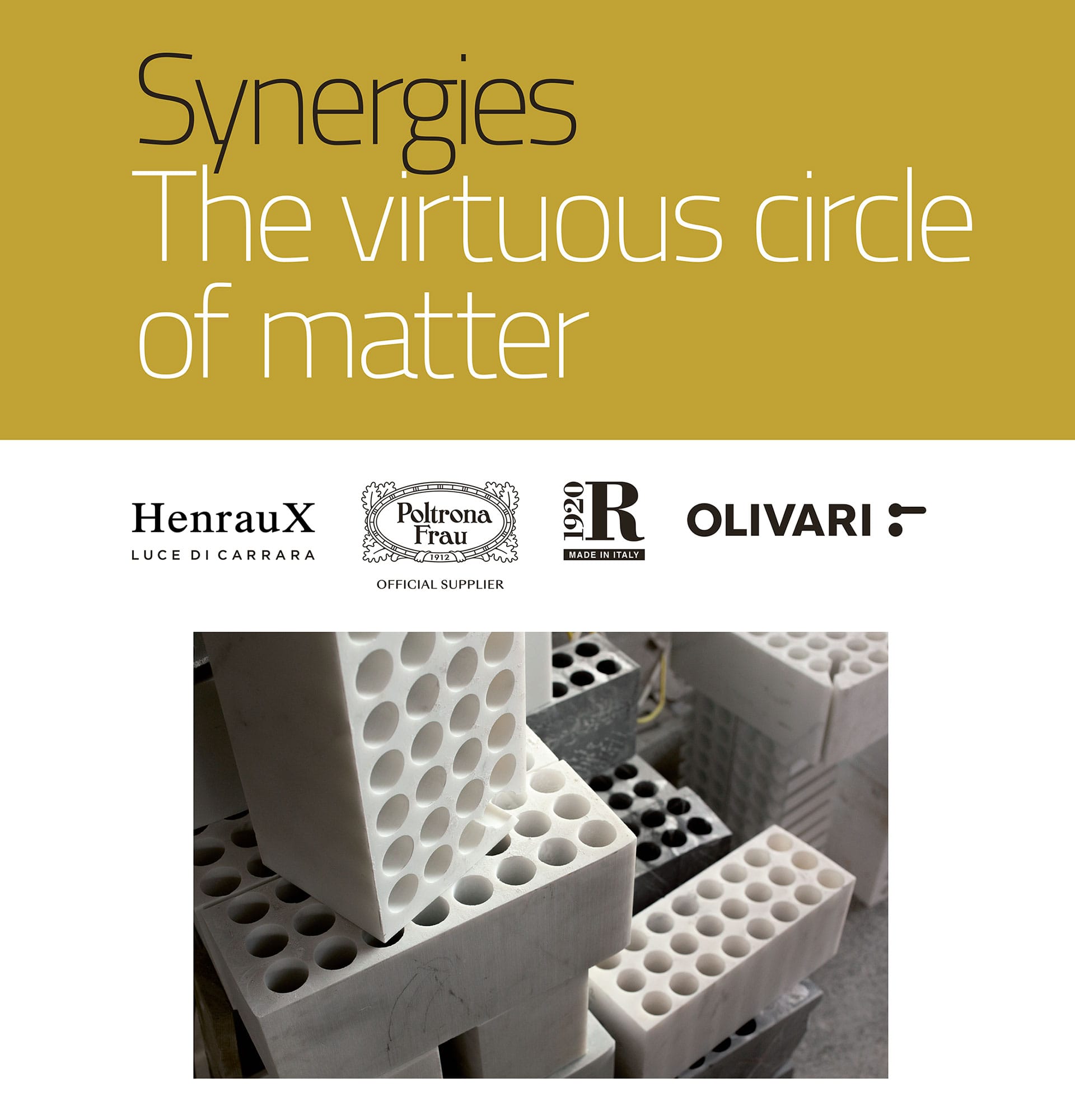 Synergies — the virtuous circle of matter