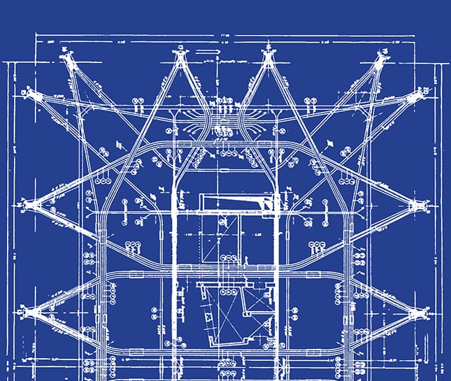 Architectural drawing of Torre Velasca