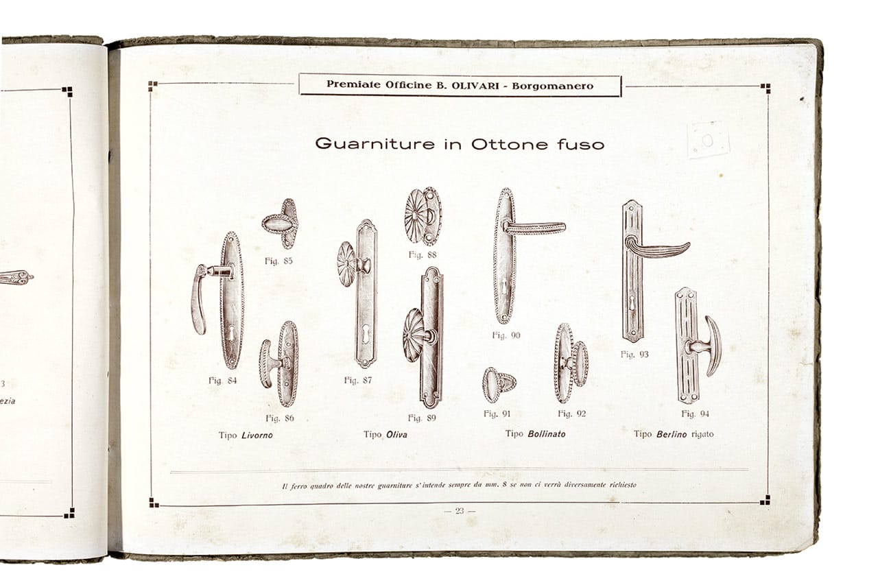 Olivari historical production archive